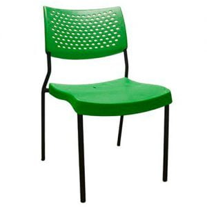 silla comercial comedor industrial cafeteria verde