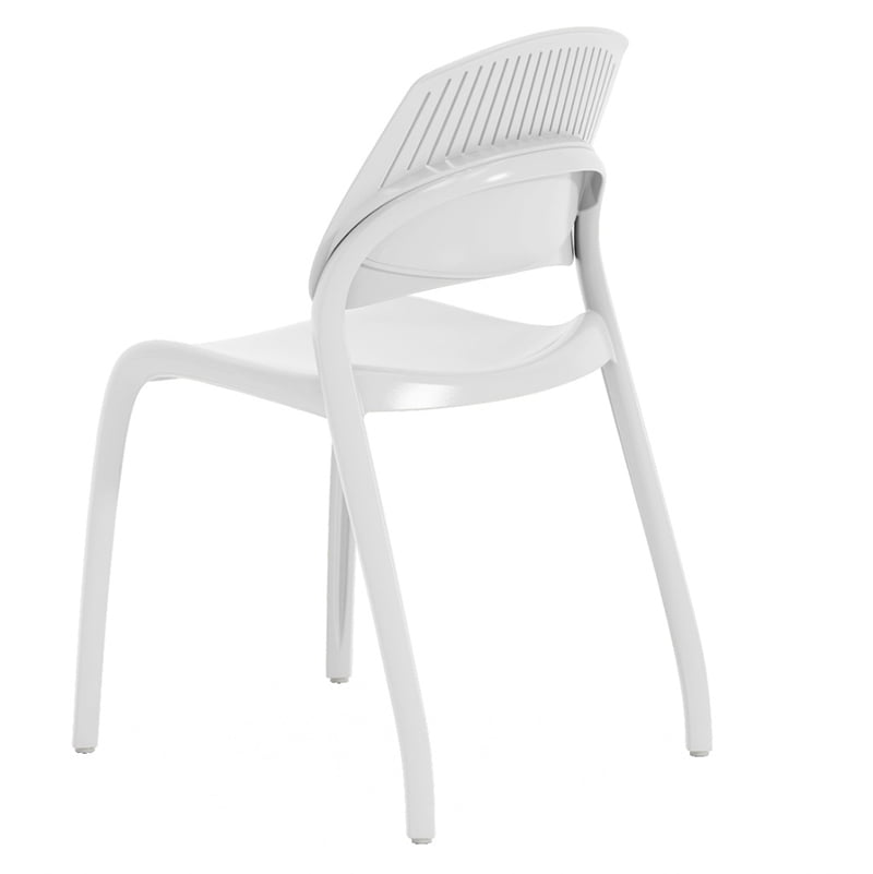 silla blanco exterior polipropileno