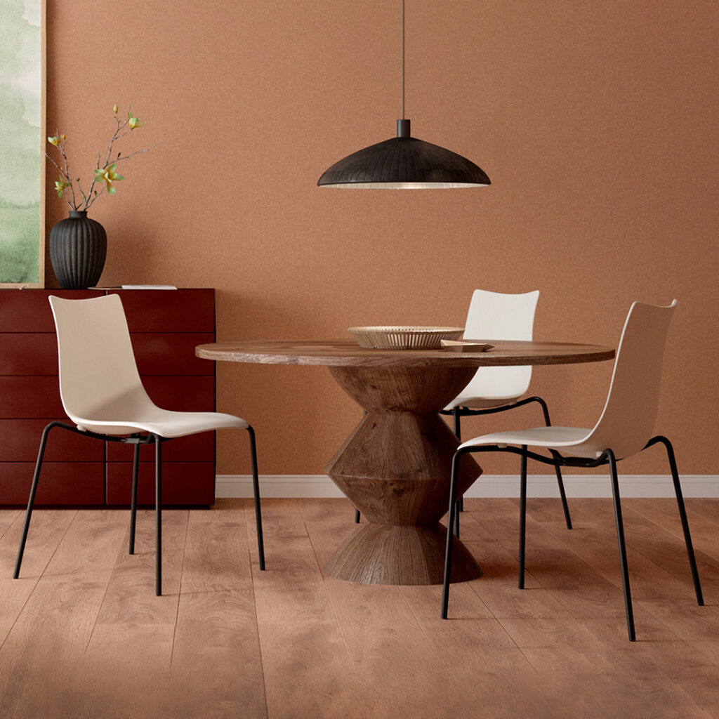 Silla modelo Zebra blanco y estructura cromo para comedores y restaurantes 