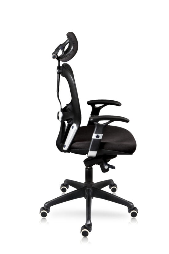 silla oficina ergonómica malla negro directores