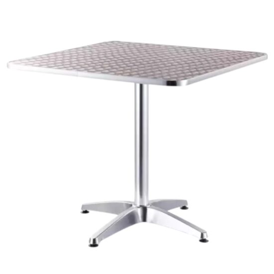 mesa cuadrada aluminio exterior NW