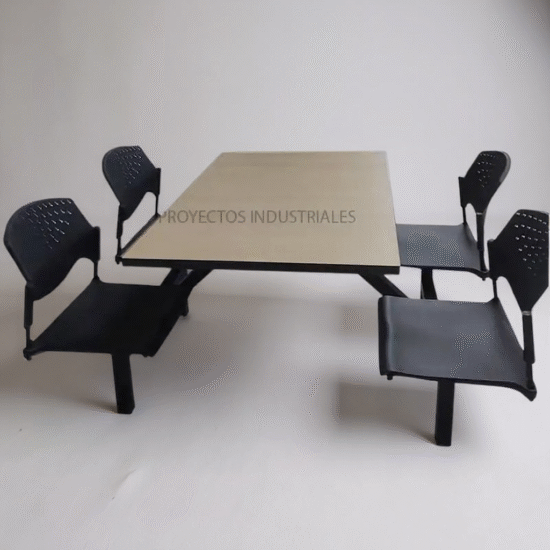 Banca fastfood 4 plazas bloom