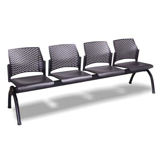 Banca de espera para 4 plazas resistente