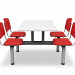 Banca Comedor Industrial Novanite 4 plazas