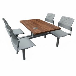 Banca Fast Food Areta | Diseño Italiano OMP & Cubierta SEVELIT (4 Plazas) - Image 3