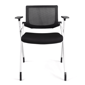 Silla TOP capacitación con paleta base blanco y negro - Image 4