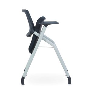 Silla TOP capacitación con paleta base blanco y negro - Image 7