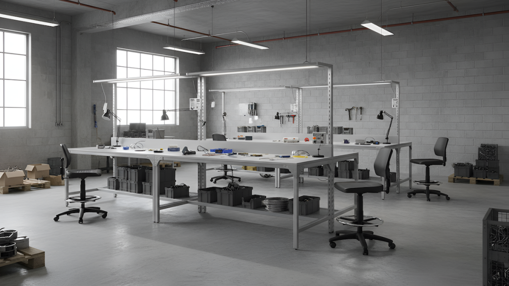 Silla banco industrial ri100 45 alto