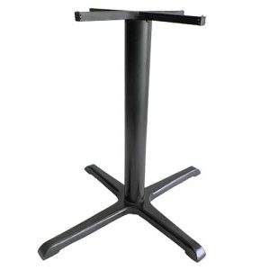 Base pedestal cruz irregular para mesas