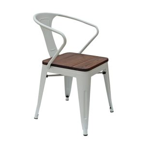 Silla para restaurantes metal y madera vintage  Alexa