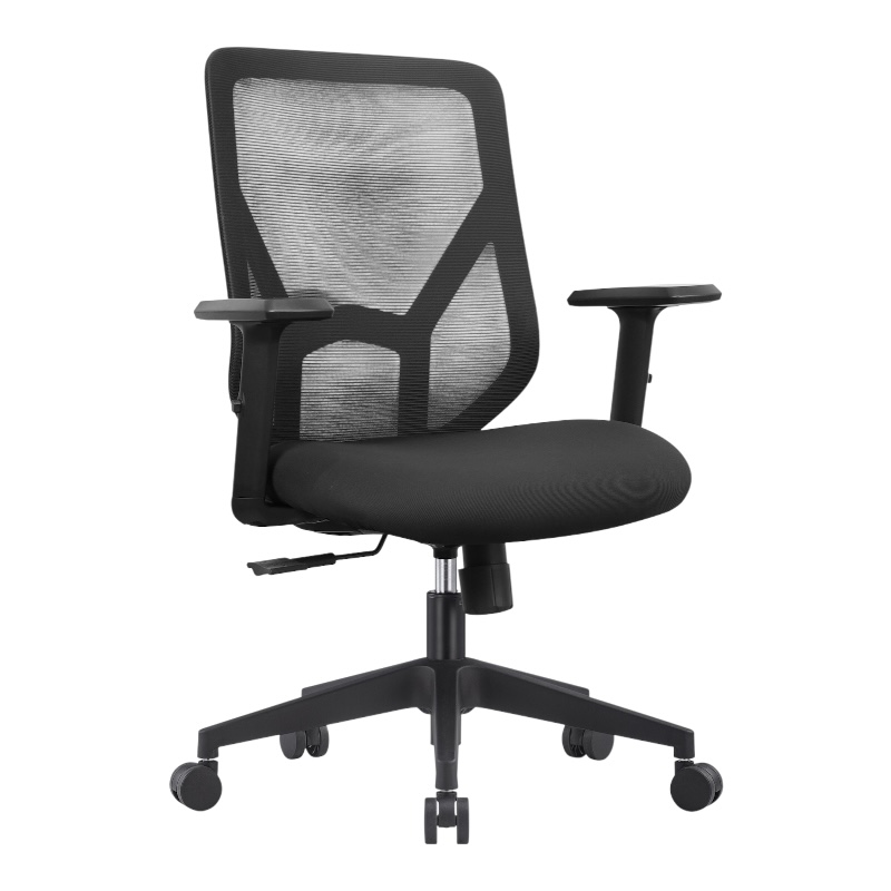 Silla ejecutiva ergonómica económica modelo León con brazos ajustables