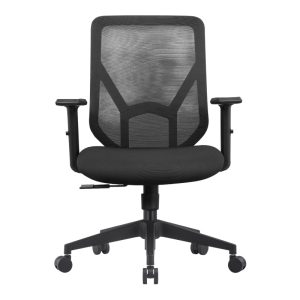Silla ejecutiva ergonómica económica modelo León con brazos ajustables