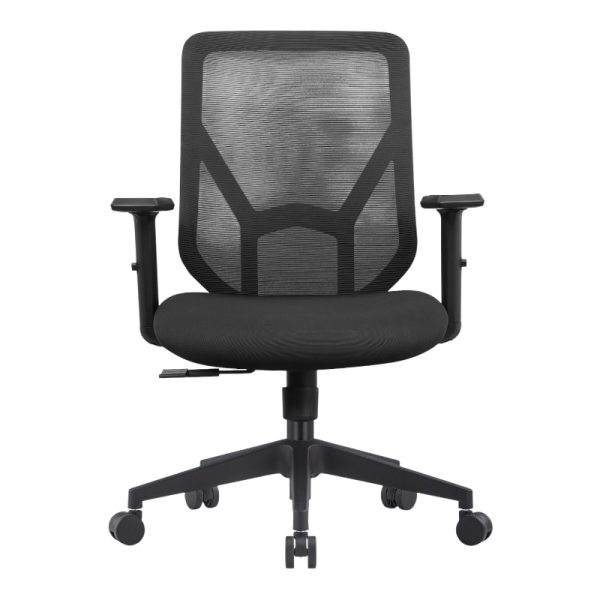 Silla ejecutiva ergonómica económica modelo León con brazos ajustables