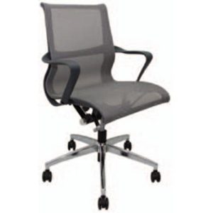 Silla oficina Alba mesh gris