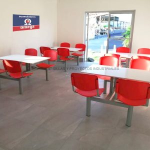 Banca Comedor Industrial Novanite 4 plazas.