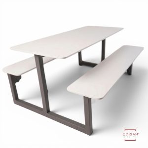 Módulo de Comedor Industrial Corian "Heavy Duty" – Serie 22 (6Plazas)
