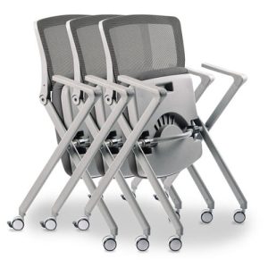 Silla Multifuncional Skip con Rodajas Respaldo Mesh RE-685 Requiez