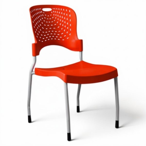 rz1 comedor rojo Silla PZ1 Comercial Industrial | Uso Rudo y 3 Años de Garantía