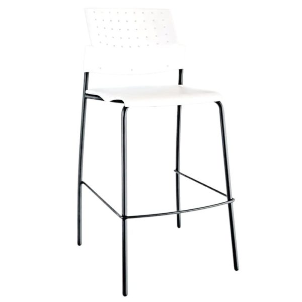 Banco Areta alto para barra comedor industrial polipropileno italiano 200kg