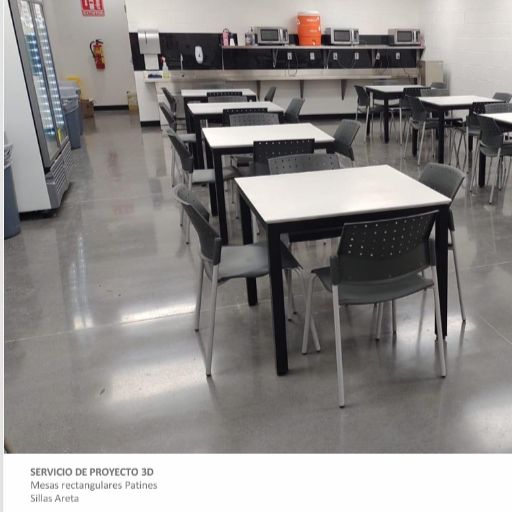 Silla Areta 4 patas polipropileno italiano uso rudo 200kg