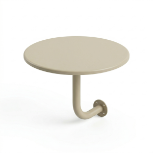 Mesa Pared Superficie Sólida Beige