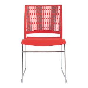 Asiento ergonómico de alta resistencia en polipropileno para silla de visita