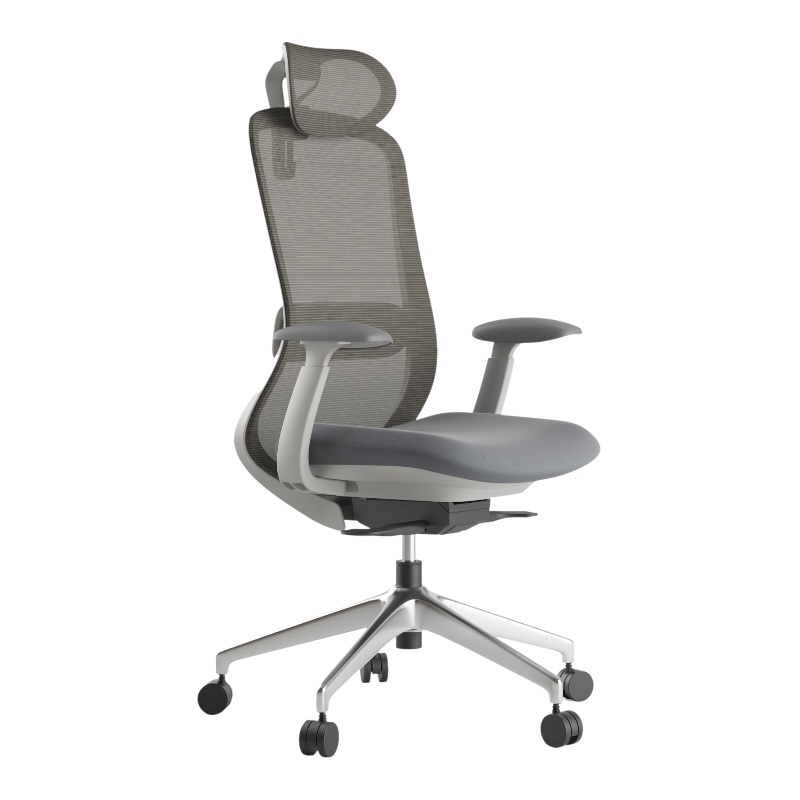 Silla ergonómica gris muy cómoda Londres CG | SYPI