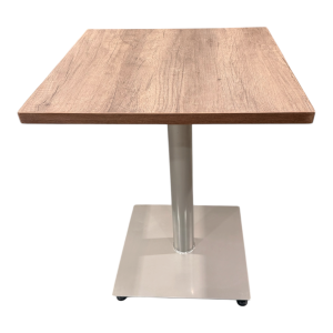 Mesa Cuadrada Eins 80x80 pedestal