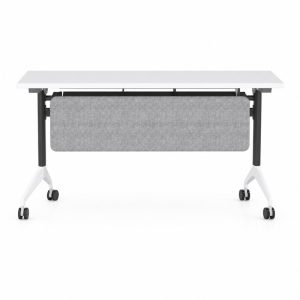 Mesa Abatible de Capacitación 1.60 m — Plegable con Rodajas