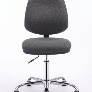 Silla Ergonómica Industrial Estática – Base de Cromo Reforzada y Topes Fijos Antideslizantes