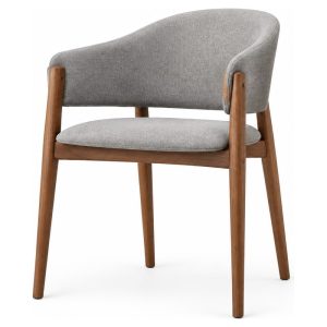 Sillón Mariola de madera de haya con tapizado — Labenze NODO