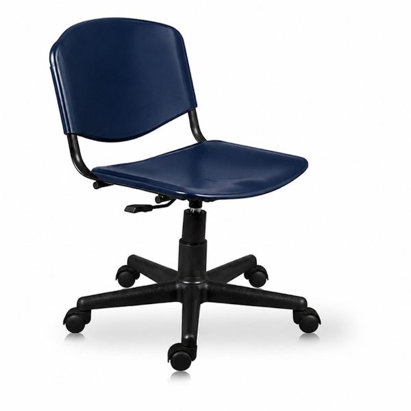 Silla operativa ISO azul marino industria